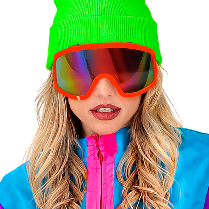 Widmann SRL Skibril neon oranje