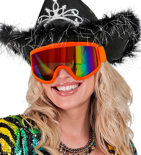 Widmann SRL Skibril neon oranje