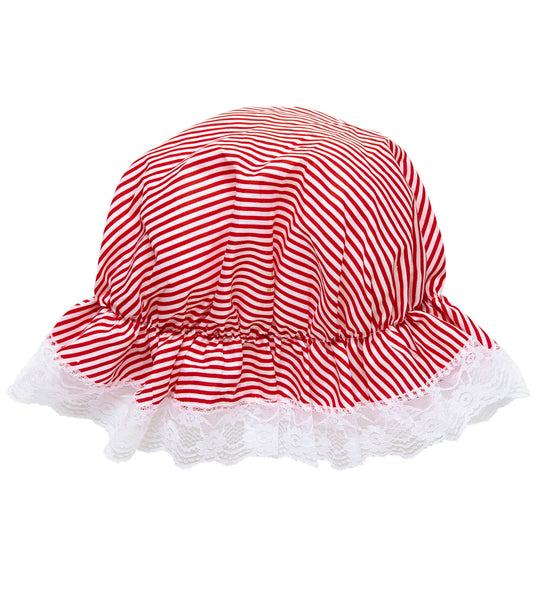 Widmann SRL Slaapmuts rood wit gestreept