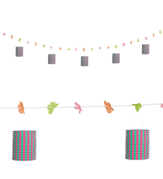 Widmann SRL Slinger hawaii met lantaarntjes