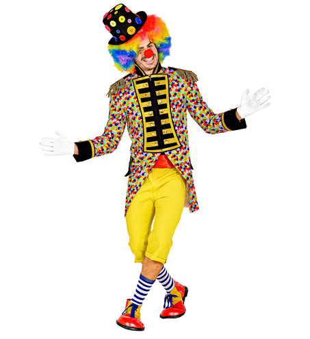 Widmann SRL Slipjas Clown carnaval meerkleurig heren