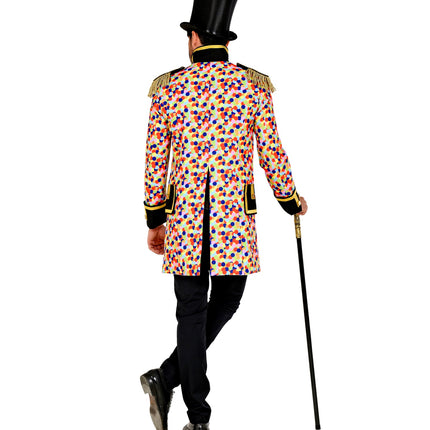 Widmann SRL Slipjas Clown carnaval meerkleurig heren