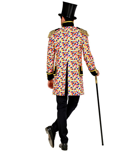 Widmann SRL Slipjas Clown carnaval meerkleurig heren