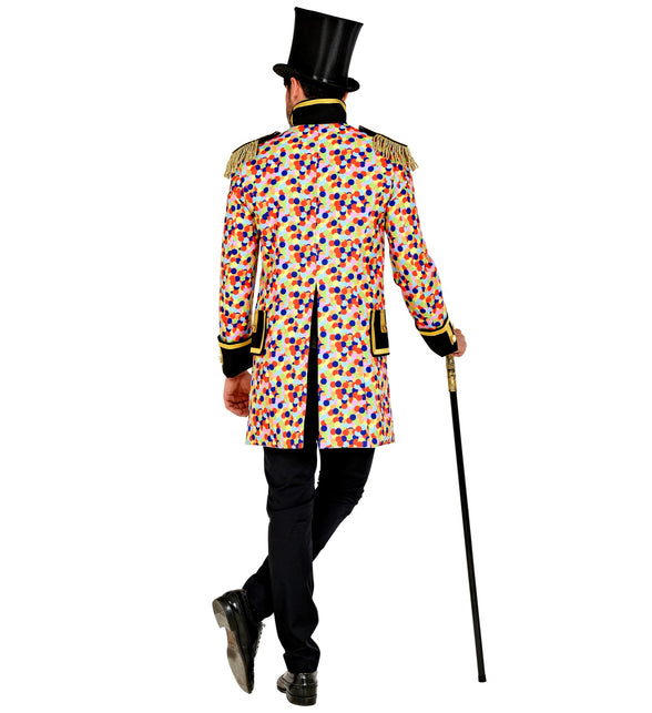 Widmann SRL Slipjas Clown carnaval meerkleurig heren