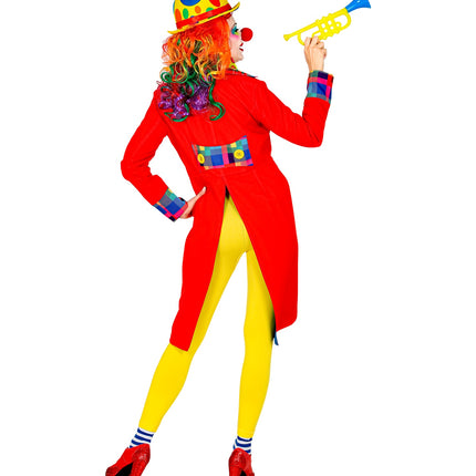 Widmann SRL Slipjas clown rood dames