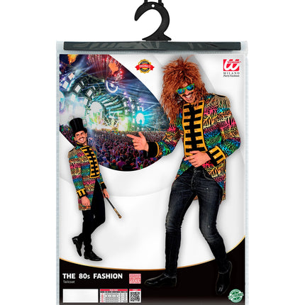 Widmann SRL Slipjas disco zebra jaren 80