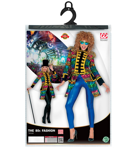 Widmann SRL Slipjas disco zebra jaren 80 dames