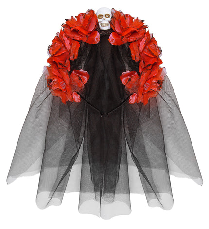 Widmann SRL Sluier met rode rozen