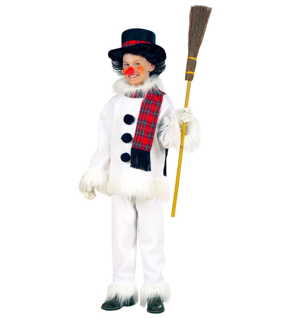 Widmann SRL Sneeuwpop pak Kind Flanel & Plushe