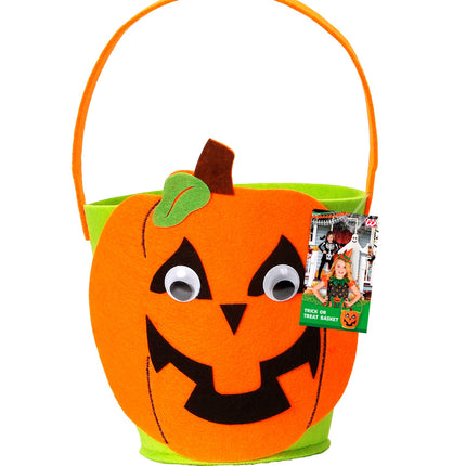 Widmann SRL Snoeptasje pompoen emmer halloween