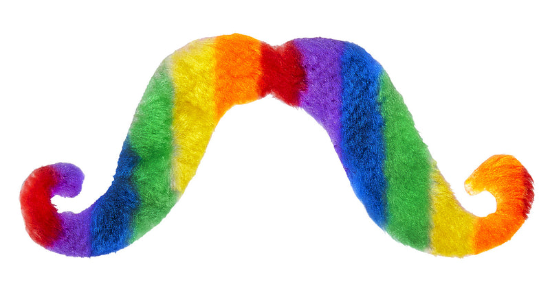 Widmann SRL Snor regenboogkleuren