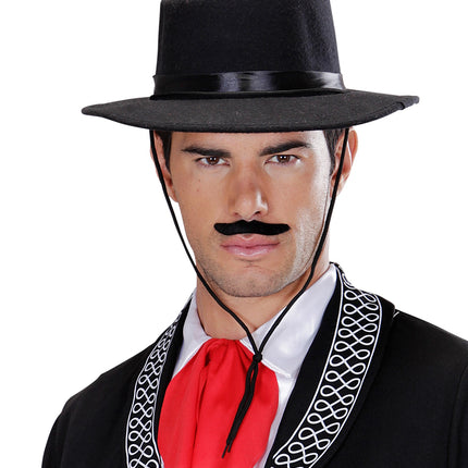 Widmann SRL Spaanse Gaucho hoed zwart