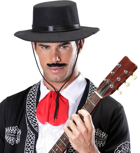 Widmann SRL Spaanse Gaucho hoed zwart