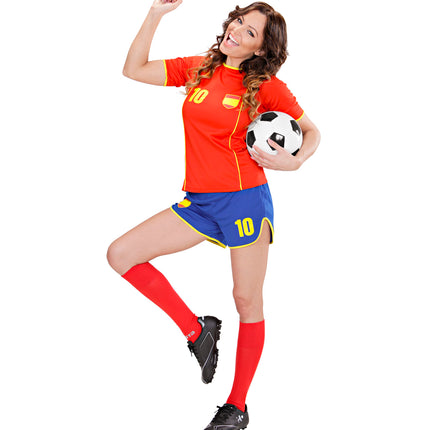Widmann SRL Spanje voetbal kostuum dames
