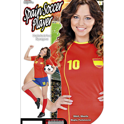 Widmann SRL Spanje voetbal kostuum dames