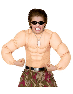 Widmann SRL Spierballen shirt dikmaak spierbundel kind