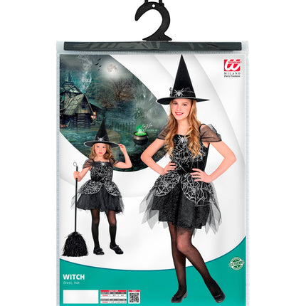 Widmann SRL Spinnen heksenjurkje kinderen