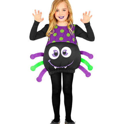 Widmann SRL Spinnen jumpsuit kinderen