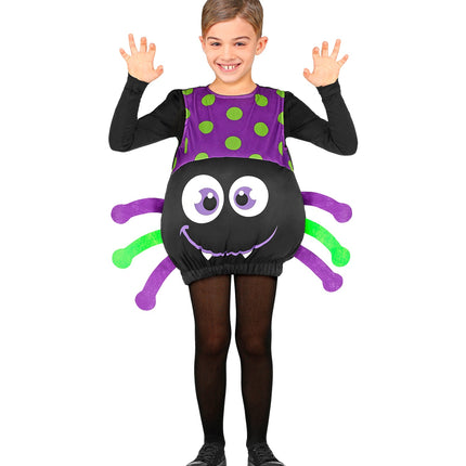 Widmann SRL Spinnen jumpsuit kinderen