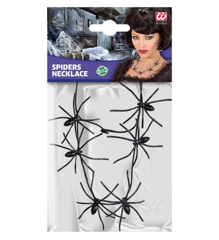 Widmann SRL Spinnen ketting heks zwart