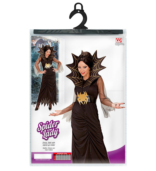 Widmann SRL Spinnen vrouw kostuum Spider
