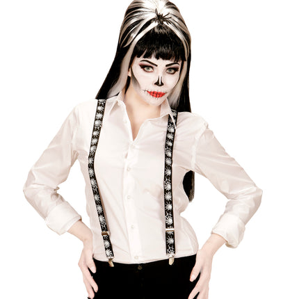 Widmann SRL Spinnenweb bretels voor heksen