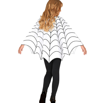 Widmann SRL Spinnenweb poncho kinderen