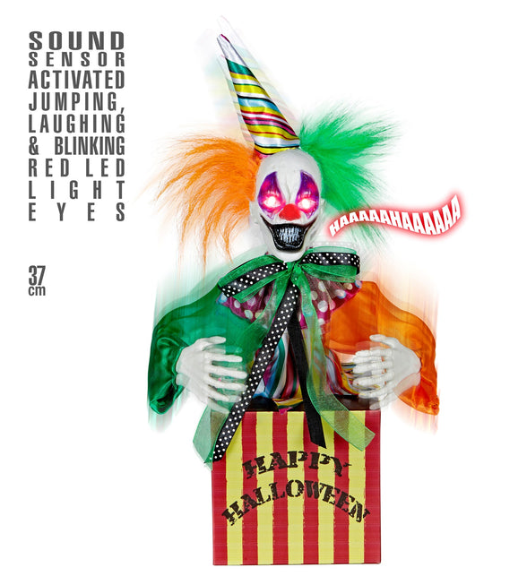 Widmann SRL Springende clown uit doos