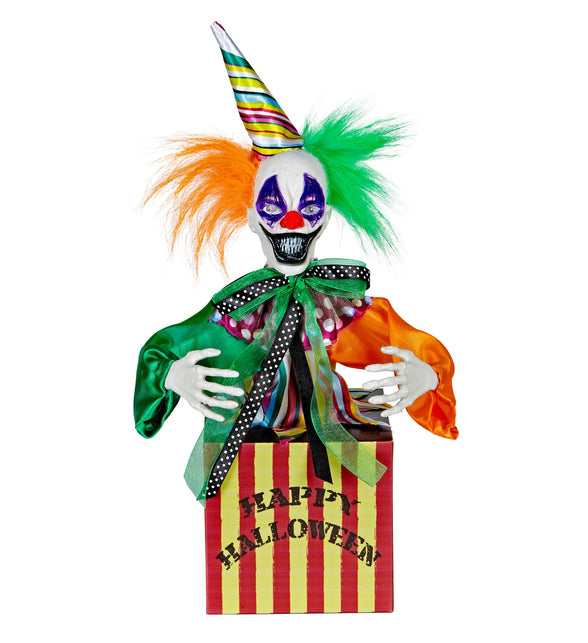 Widmann SRL Springende clown uit doos