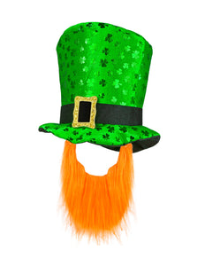 Widmann SRL St Patricks Day hoge hoed met baard