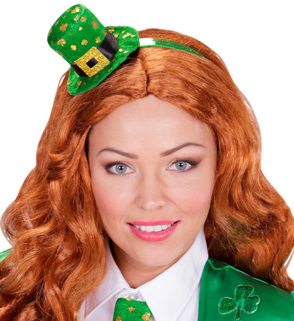 Widmann SRL St. Patrick's day mini hoedje op haarband