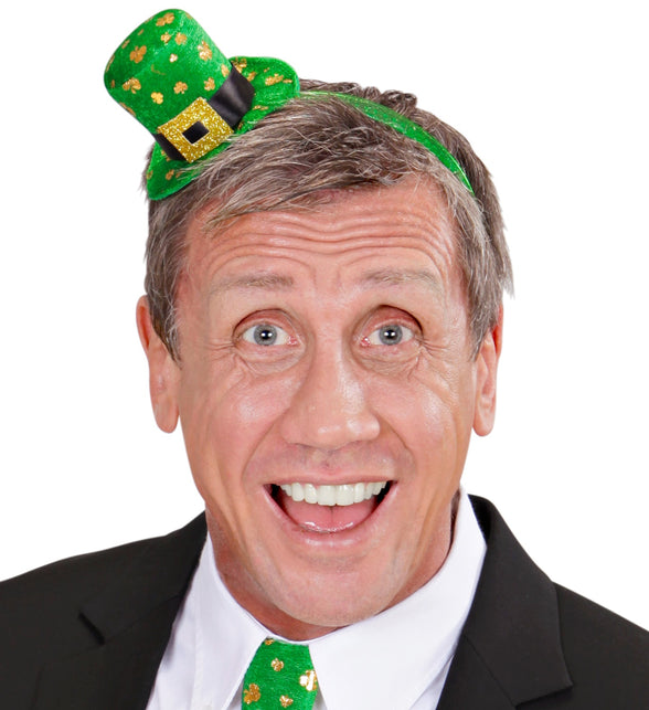 Widmann SRL St. Patrick's day mini hoedje op haarband