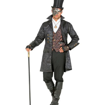 Widmann SRL Steampunk jas lederlook heren