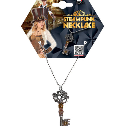 Widmann SRL Steampunk ketting sleutel