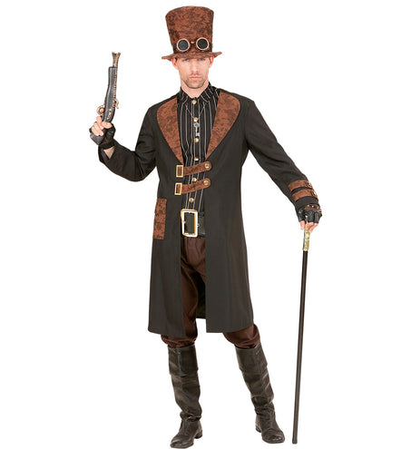 Steampunk jas voor heren, gothic, jas, carnavalskostuum Steampunk jas voor heren, gothic, jas, carnavalskostuum