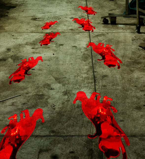 Widmann SRL Sticker bloederige voeten