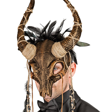 Widmann SRL Stierschedel masker Sjamaan