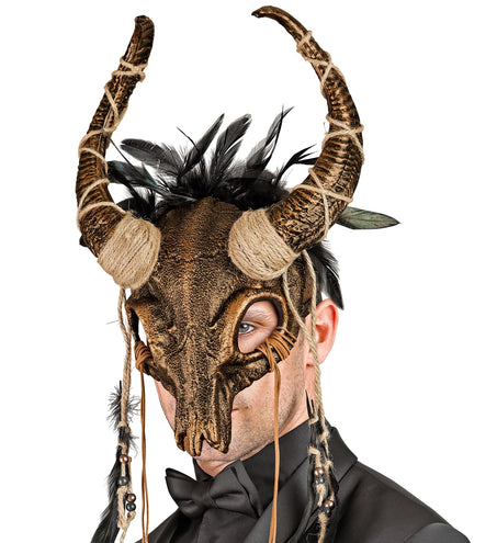 Widmann SRL Stierschedel masker Sjamaan