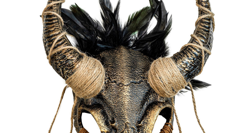 Widmann SRL Stierschedel masker Sjamaan