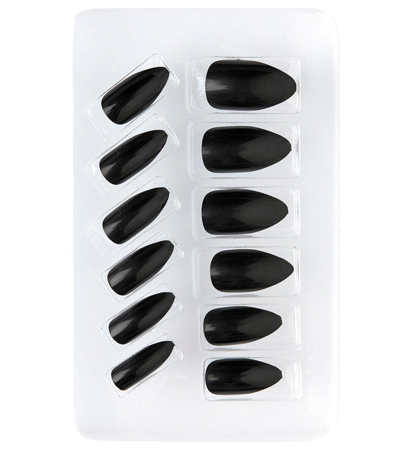 Widmann SRL Stiletto nagels zwart