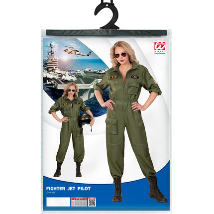 Widmann SRL Straaljager piloot pak dame