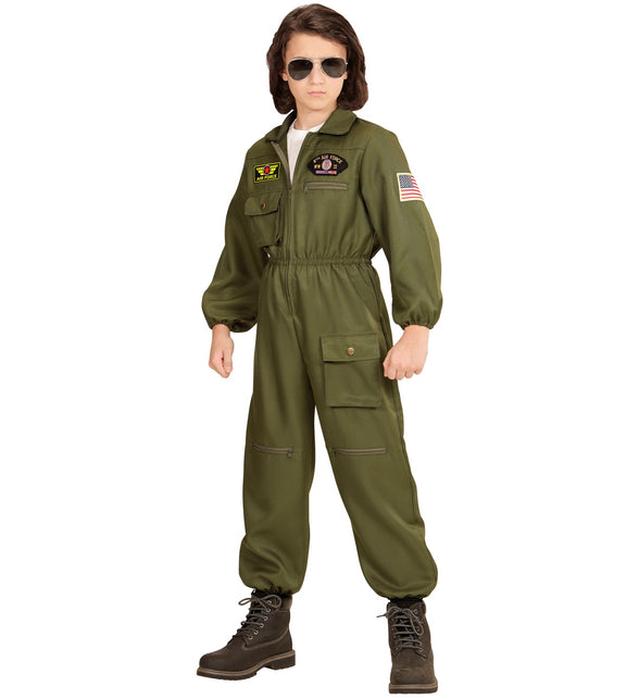 Widmann SRL Straaljager piloot pak kind