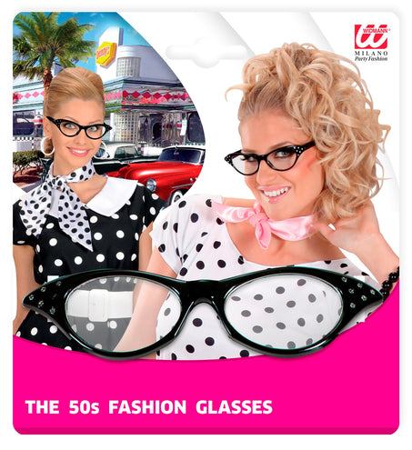 Widmann SRL Strassbril jaren 50 zwart