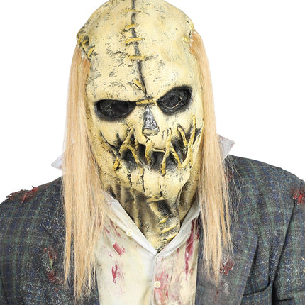 Widmann SRL Super eng vogelverschrikker masker met haar