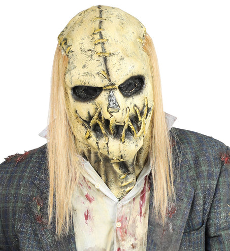 Widmann SRL Super eng vogelverschrikker masker met haar