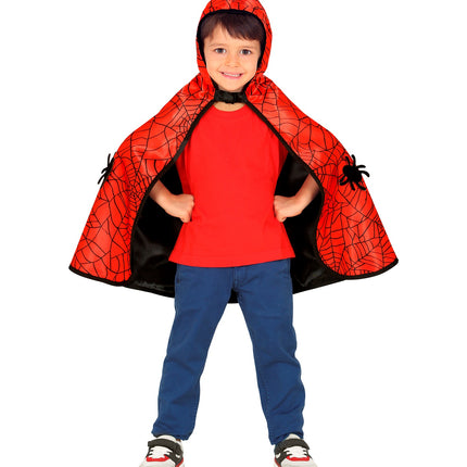 Widmann SRL Super helden cape spinnenweb
