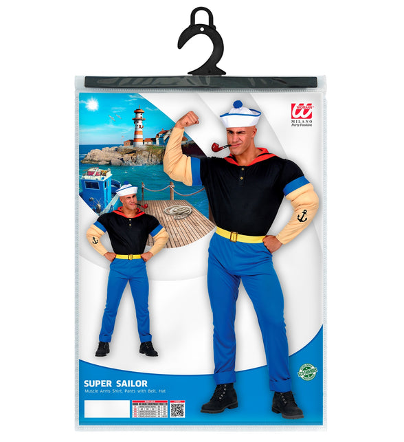 Widmann SRL Super matroos Popeye pak volwassenen