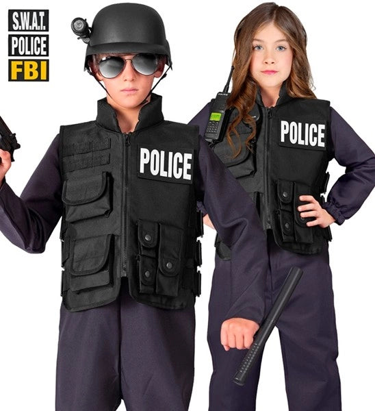 Widmann SRL Swat vest fbi/politie kostuum Siem