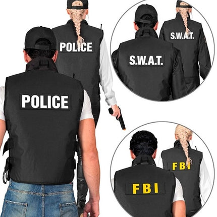 Widmann SRL Swat vest fbi/politie kostuum Siem heren