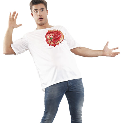 Widmann SRL T-shirt met open wond Alien